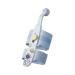 Oshhni Anti-Hook Wrist Corrector Writing Aid Strap Pen Grip Posture Correction Tool for Kids Blue