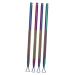 KALLORY Nail Trimmer Nail Care Tools Nail Scraper Metal Cuticle Pusher Cuticle Pusher Set Stainless Triangle Nail Polish Remover Tool (4 Pieces Silver) Pedicure Tools Nail Trimmers Blue