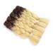 Buy Showjarlly Jumbo Braid Art Hair Extensions - 24 Inch Ombre KanCalon Hair Braid 5 Pack for Crochet Twists & Box Braids in Brown/Creamy White - International Shipping Available - Buy Online on SooperMarket.com