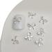 3D Metal Nail Nail Embellishments 20pcs Bowknot Nail Decorations For Individual Styles Nail Embellishments 05 silver - Buy Online on SooperMarket.com