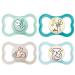 MAM Day & Night Air Silicone Pacifiers 16+ | 4-Pack with Sterilizer Boxes - Perfect for Baby Care - Buy Online on SooperMarket.com