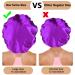 3PCS Satin Bonnets for Black Women - XL Hair Bonnets for Sleeping Braids & Curly Hair - C-Black, Teal, Purple - Buy Online on SooperMarket.com