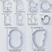LILIAO Baby Shower Cookie Cutter Set - 10 Pcs Stainless Steel - Footprint, Dress, Carriage, Pacifier, Duck, Elephant, Bottle, Rattle, Ribbon Baby Biscuit Cutters - Buy Online on SooperMarket.com