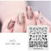 Alexnailart Stainless Steel Nail Stamping Template - Manicure Nail Art Decoration NA043 - Buy Online on SooperMarket.com