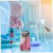 Push Glass Bottle Push Down Pump Alcohol Dispenser Pressed Bottle for Nail Polish Makeup Remover 80ML - Buy Online on SooperMarket.com