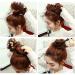 Sandy Brown to Bleach Blonde Messy Hair Bun Donut Chignon Updo Scrunchie - 25g Hairpiece Extension - Buy Online on SooperMarket.com