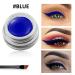 Erinde Blue Gel Eyeliner - Waterproof, Long Lasting, Smudge-Proof | High-Intensity Pigments | Water-Resistant Makeup - Includes 2PCS Eyeliner Brushes - Buy Online on SooperMarket.com