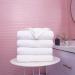 Aibaser Bamboo Cotton Bath Towels - 27x54 inch - 6 Piece Set - Ultra Absorbent - White Bath Towels - Buy Online on SooperMarket.com