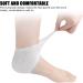 5 Pair Heel Protectors for Shoes Moisturizing Heel Socks Heel Pads Cushion Protectors Moisturizing Heel Protective Cover Wrap for Women to Heal and Treat Dry Cracked Heels(White) - Buy Online on SooperMarket.com
