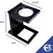 EUROXANTY 10X Magnifying Glass 28mm | Mini PVC Folding Magnifier with Tool Scale | Optical Glass Portable Magnifying Lens - Buy Online on SooperMarket.com