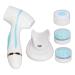 Facial Cleansing Brush Silicone Pore Deep Cleansing Electric Face Brush for Salon (Blue)