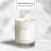 Lombardi Home Vanilla Fragrance Candle - Vegan & Organic Soy Wax in White Glass Vessel | 46h Burn Time - Perfect Home Decor Gift - Buy Online on SooperMarket.com