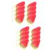 ABOOFAN 20 Pcs Simulated Strawberry Model Home Decor Fruit Artificial Strawberry Model Strawberry Ornament Simulation Strawberry Avocado Faux Strawberries Ornaments Fake Strawberries Pvc As Shownx2pcs 3.80X2.50X1.50CMx2pcs