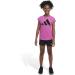 adidas Girls' 3T Short Sleeve Cotton Tee - Semi Lucid Fuchsia - Buy Online on SooperMarket.com