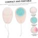 FRCOLOR Pack of 8 Double-Sided Facial Cleansing Brush Face Scrub Scrubber Silicone Facial Cleanser Handle Facial Brush Bathroom Accessories Painted - Buy Online on SooperMarket.com