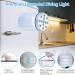 Yotun Underwater LED Pool Lights - 4PCs RGB Color Changing with RF Remote Control | IP68 Waterproof Suction Cup Decorative Lights for Pools & Ponds - Buy Online on SooperMarket.com