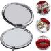 Beaupretty Round Compact Mirror with Rhinestone Red Lips and High Heels Design - Portable Mini Makeup Mirror for Women and Girls - Buy Online on SooperMarket.com