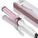 DAN Curling Iron Hair Curling Iron Curling Iron 1 1/4 inch Long Barrel Curling Iron Travel Curling Iron Dual Voltage Curling Iron White