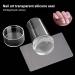 Nail Art Stickers & Stamper Set - Women's Party Decor Transparent Silicone Manicure Tools for Professionals - Buy Online on SooperMarket.com