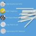 Plastic Strips Nose Wire Double Wire Nose Bridge for Mask 8CM Flat Nose Clips Nose Bridge Bracket DIY Wire for Sewing Crafts (100) - Buy Online on SooperMarket.com