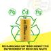 Exell Battery 3-PACK 1.2V 2/3 AA 400mAh NiCD Rechargeable Compatible with Dust Busters Electric Mopeds RC Devices & More | International Shipping - Buy Online on SooperMarket.com