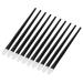 Silicone Eyeshadow Brush 10pcs Curved Brush Tip Silicone Glitter Applicator Comfortable Reusable for Lip Colors
