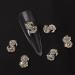 RUNRAYAY 40Pcs 3D Dollar Sign Nail Art Charms with Rhinestones Gold Nail Studs Diamonds for Nail Art Accessories Retro Nail Jewelry Decoration for DIY Crafts Nail Decor - Buy Online on SooperMarket.com