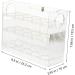 ABOOFAN Egg Storage Box Tray with Lid Drawer Organizer Plastic Egg Tray Egg Storage Holder Dog Storage Rack - Buy Online on SooperMarket.com