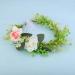 Wiwpar Boho Flower Wreath Headpiece - Maternity Birthday Bridal Halo Hair Accessory for Women & Girls - Green Leaf Bohemian Fairy Flower Headband (Style4 - Buy Online on SooperMarket.com