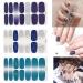Kalolary Nail Sticker & Nail File Set - Self-Adhesive Nail Art Design for Stunning Manicures | International Shipping - Buy Online on SooperMarket.com