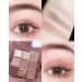 Lovelycat 9 Colors Glitter Eyeshadow Makeup Palette Matte High Pigmented Colorful Creamy Texture Eye Shadow Powder Natural Waterproof Long Lasting Eyeshadow Powder Cosmetics (purple) - Buy Online on SooperMarket.com