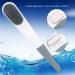 Electric Silicone Bath Brush - Waterproof Vibrating Body Shower Cleansing & Massager - Long Handle Multi-functional Design (Gray) - Buy Online on SooperMarket.com