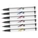 NOLITOY 6pcs Eyeliner Pencil White Eye Liner Pencils Eye Makeup Liquid Eyeliner No Smudge Miss Abs
