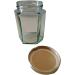 Glass Hexagonal Jars 8oz (190ml) With Gold Lids - Pack Of 41 - Made in the UK - Buy Online on SooperMarket.com