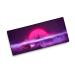 MouseOne Thasis - Extended (Large) Performance Gaming Mouse Pad - Retrowave Edition - Micro-Textured Cloth with Stitched Edges - Medium/Fast Surface Speed Retrowave Extended