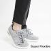 KWUKOTY Men's Walking Shoes Wide Size 7.5-12, Orthopedic Plantar Fasciitis Relief, Diabetic Comfort, Grey - Buy Online on SooperMarket.com