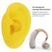 Silicone Ear Model Set - Yellow, Waterproof, Bubble-Free for Acupuncture Practice and Hospital Teaching - Buy Online on SooperMarket.com