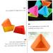 MAGICLULU 20pcs Triangle Muffin Cup Candle Molds Paper Cups Silicone Molds DIY Baking Mold Silicone Cake Molds Muffin Cake Mold Muffin Cupcake Mold Mini Silica Gel Baking Cup - Buy Online on SooperMarket.com