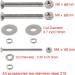 Shenghuiss 5 Stainless Steel Boat Flip Up Cleat - 2 Pcs | Deck Flush Mount Mooring Rope Cleat with Fasteners - Buy Online on SooperMarket.com