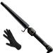 HOT TOOLS Professional Black Gold XL Tapered Curling Wand for Long Lasting Curls or Waves, 1 1/4 Inches 1 Count (Pack of 1) Tapered Barrel