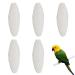 Small Cuttlefish Bone 5pcs Cuttlefish Bone Natural Cuttlefish Bone for Parrots Parrots Chew Toys Bird Cuttlebone Toys Parrot Chew Calcium Toy Chewing Cuttlefish Bone Pet Toy for Parrots Cage Birds