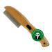 BAMBOO GROOM FLEA COMB I Flea comb with 77 rotating Pins I comb from bamboo for the distribution of flea remedies i dog brush for each fur i brush for sensitive areas i flea comb for cats & dogs flea comb with 77 rotating pins