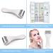 Ice Roller for Face & Eye Puffiness Relief | Stainless Steel Face Massager for Migraine & Pain Relief | White Ice Roller for Skin Care - Buy Online on SooperMarket.com
