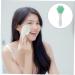 Mikinona Silicone Face Brush Handheld Face Brush Pore Cleaner Silicone Face Scrubber Handle Face Brush Cleansing Brush Face Brush Cleansing Silicone Brush Manual Silica Gel Blackhead Brush 15.3x5.2cm Green - Buy Online on SooperMarket.com