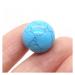 Natural Crystal Rough 16mm Round Natural Crystal Quartz Transfer Ball Polished Gemstone Beads Specimen DIY Jewelry Home Natural Stone (Color : Blue Turquoise Size : 1PC)
