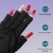 UV Shield Gloves for Nail Art | Anti-UV Fingerless Gel Manicure Gloves - Protect Hands from LED Lamps - Buy Online on SooperMarket.com