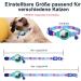 Mouyou Airtag Cat Neck Band | Adjustable Blue Gradient Collar with Bell & Safety Clasp | Soft Nylon with Silicone Holder | International Shipping - Buy Online on SooperMarket.com