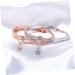 FRCOLOR Star Women Bracelet Women Bracelets Sun and Moon Bracelet Star Hand Jewelry Star Bracelet Gemstone Bracelets Cuff Bracelet Crystal Bead Bracelet Alloy Silver Bracelet Miss Silver 19.5*1.2cm - Buy Online on SooperMarket.com