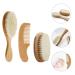 KALLORY Goat Healthcare Soft Hair Wood Bristles Comb - Children's Body Care Kit for Exfoliating and Massage - Buy Online on SooperMarket.com