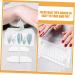 HAPINARY 2 Sets Nail Display Board Durable Nail Tips Holder Acrylic Display Holder Decorative Nail Art Tip Boards Manicure Supplies Nail Tips Display Holder Nail Art Display Supplies - Buy Online on SooperMarket.com